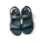 Longzu Teal Strap-On Sandals